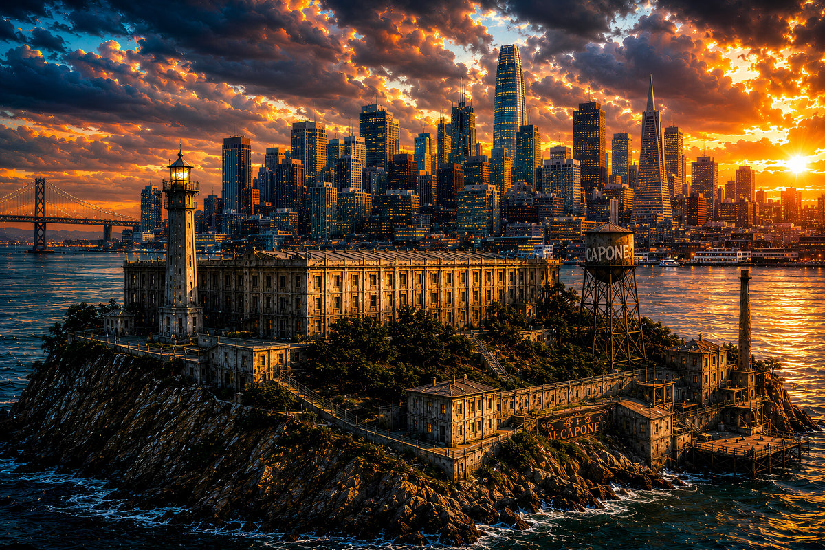 Alcatraz Sunset – San Francisco Bay