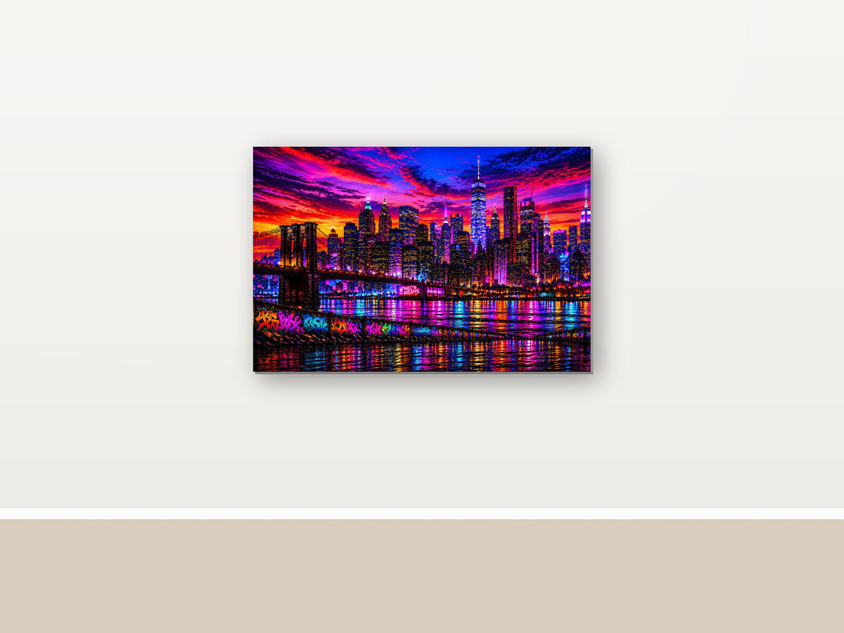 22825 als Leinwand im Raum