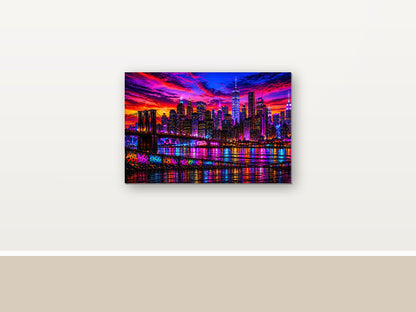 22825 als Leinwand im Raum