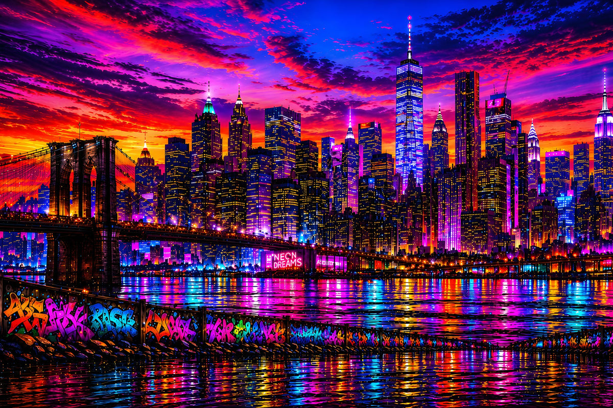 Brooklyn Lights – New York Skyline