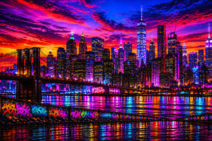 Brooklyn Lights – New York Skyline