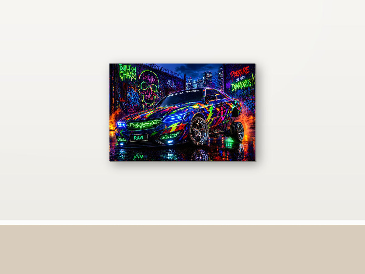 22850 als Leinwand im Raum