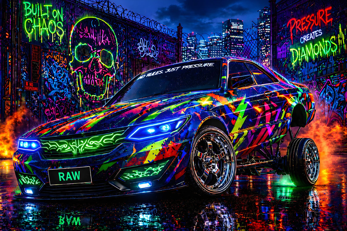 Built on Chaos – Neon Supercar