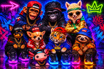 King Crew – Hip-Hop Tiere