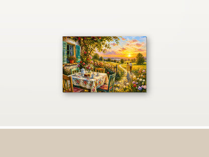 22888 als Leinwand im Raum