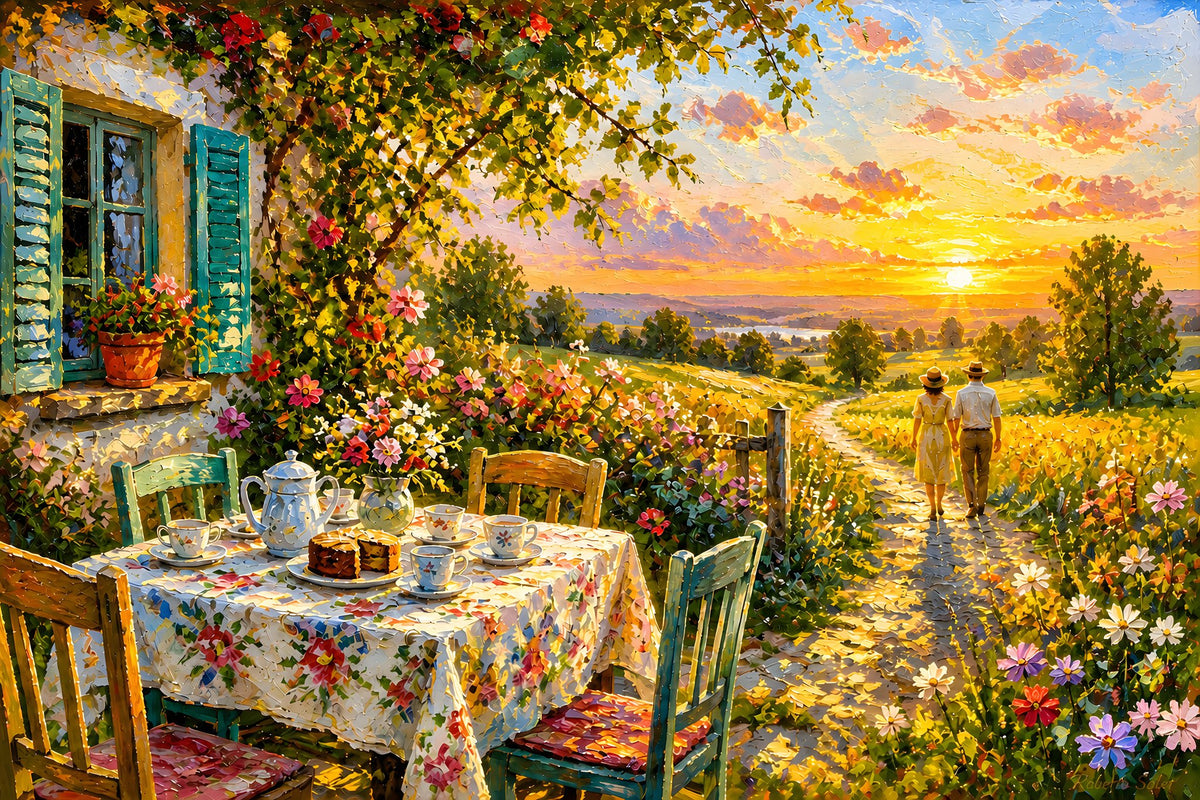 Sommergarten – Abendlicht