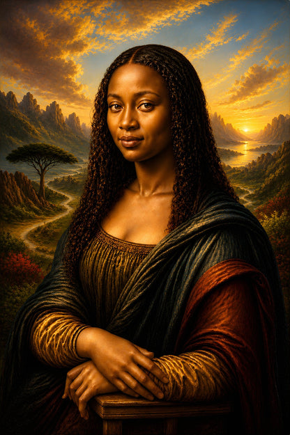 Renaissance-Ikone Reimagined – Golden Sunset