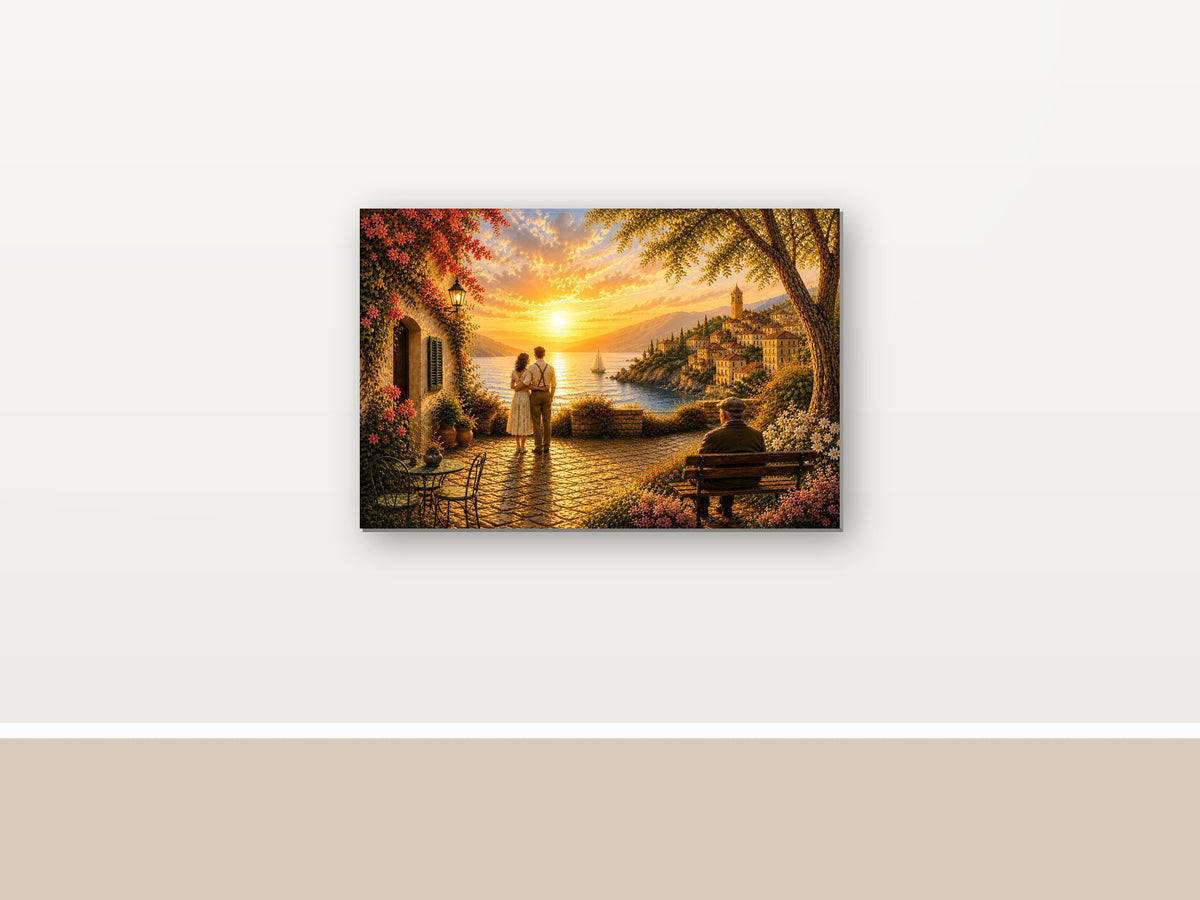 22891 als Leinwand im Raum