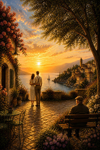 Abend an der Küste II – Promenade