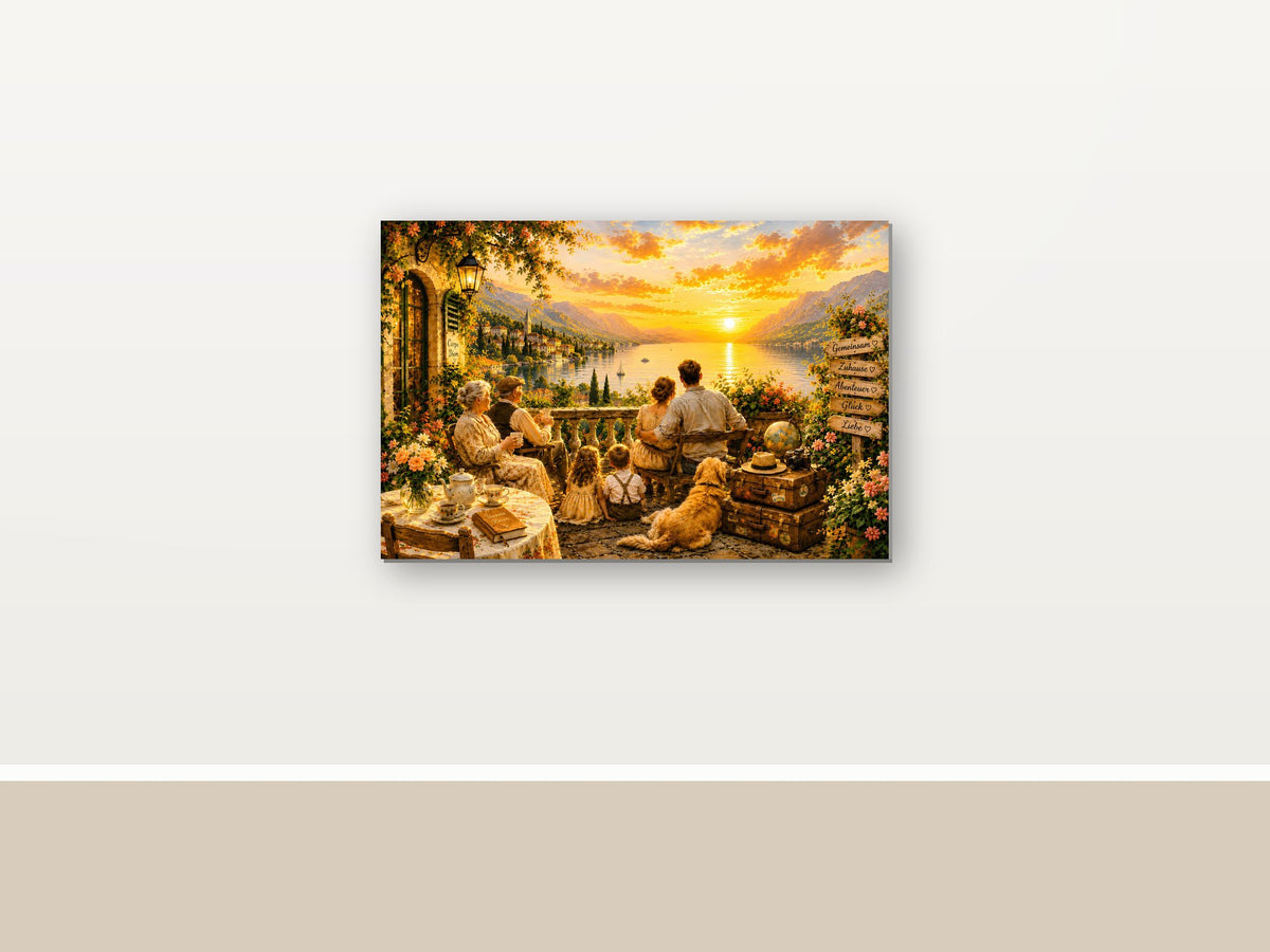 22893 als Leinwand im Raum