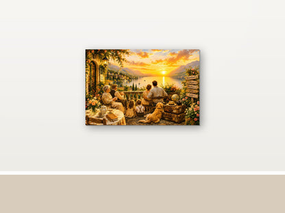 22893 als Leinwand im Raum