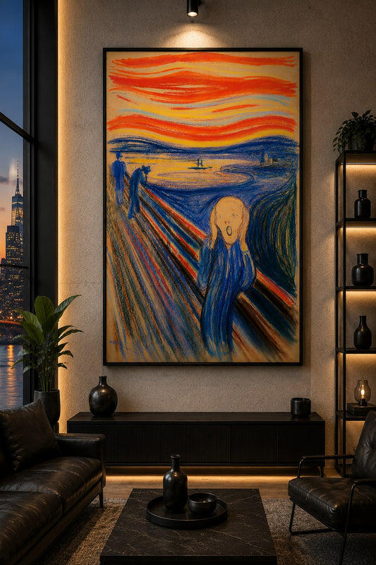 Lautlos – Urban Edition – Leinwandbild im Raum