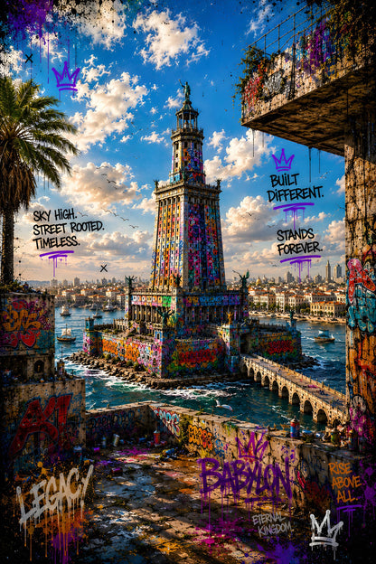 Pharos von Alexandria – Graffiti Edition