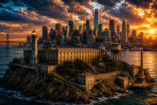 Alcatraz Sunset – San Francisco Bay